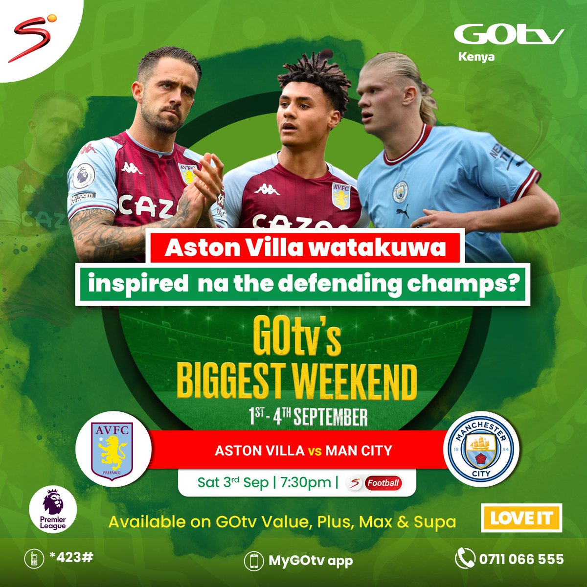 radiomaisha's tweet photo. Available to all ACTIVE GOtv Value, Plus, Max & Supa customers.
Download #MyGOtv app or dial *423# to buy, pay, reconnect/clear errors. #BiggestWeekendOnGOtv @GOtvKenya_ #MTCK https://t.co/sTjdbOKJhQ