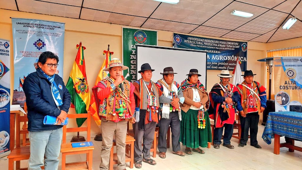 ConamaqBol's tweet photo. #PrensaCONAMAQ | El #CONAMAQ #BOLIVIA participa del 1er Encuentro de Jacha Malkunacas de la Nación Aymara en la Universidad Indígena Boliviana Comunitaria Intercultural Productiva Aymara 'Tupak Katari' (#UNIBOL-A-TK).
¡Jallalla la Educación Socio Comunitario Productivo! https://t.co/mDhfOWlUjB
