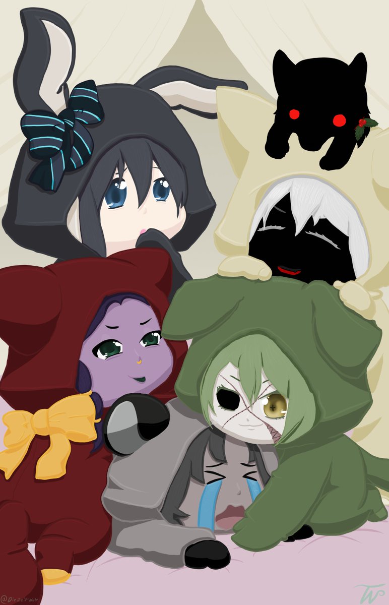 DieZeitWolf's tweet photo. A sleepover with MatchaDonut &amp; MarukaKou https://t.co/DJxP1VRAFI