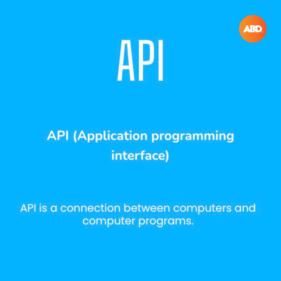abdtoronto's tweet photo. [#ABDLexicon]API📨
API is a connection between computers and computer programs.

Why is API important? 🤔Check the explanation from the images below!👇👇
#ABDLexicon #AnalyticsByDesign #ABDToronto #tech #digital #API https://t.co/MuzquFkTSL