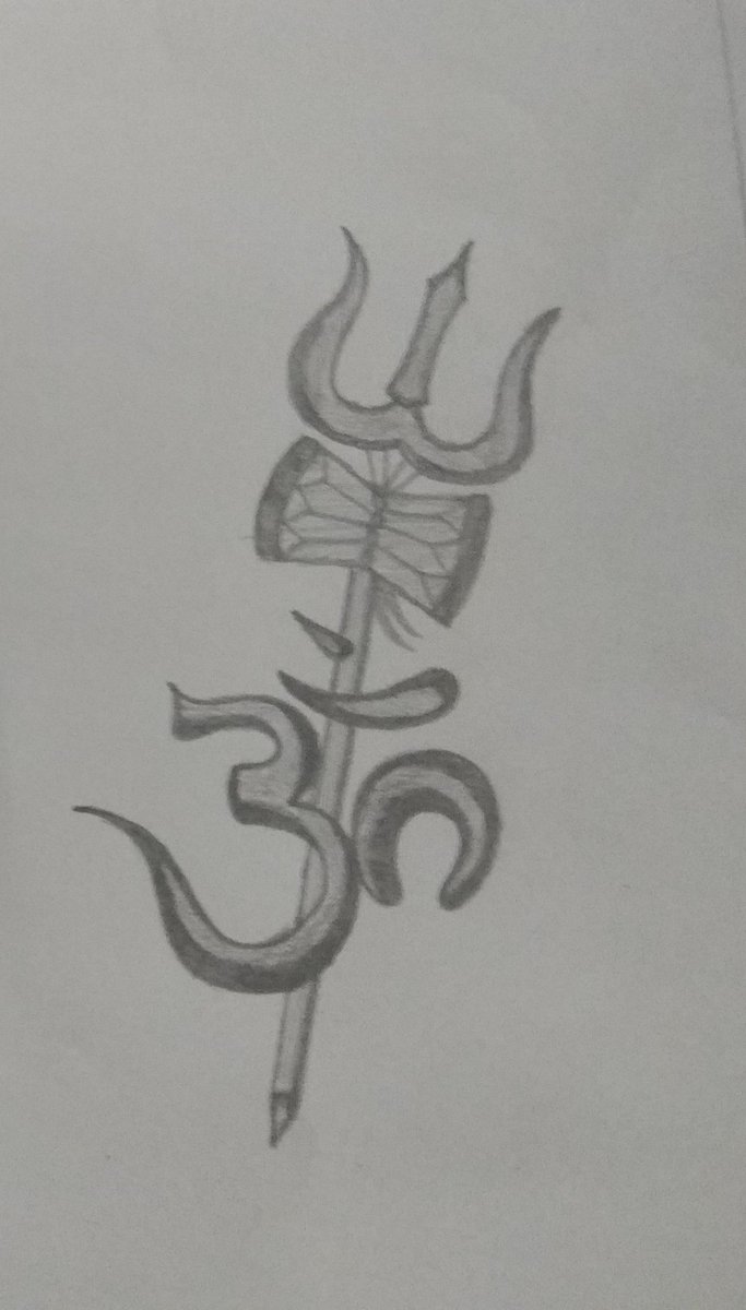 Ot7Equally's tweet photo. it's been one year 
Har Har Mahadev
(done by me) https://t.co/hHVd9ixwdg