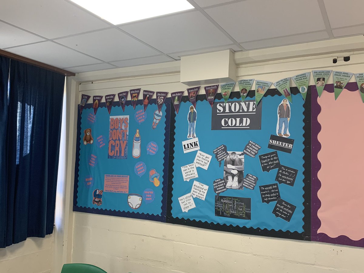 SparklesEnglish's tweet photo. I’m sure that #teachertwitter will love the before and after of my displays! Excuse the mess on the tables… 😅 https://t.co/zPj2nJhAtA