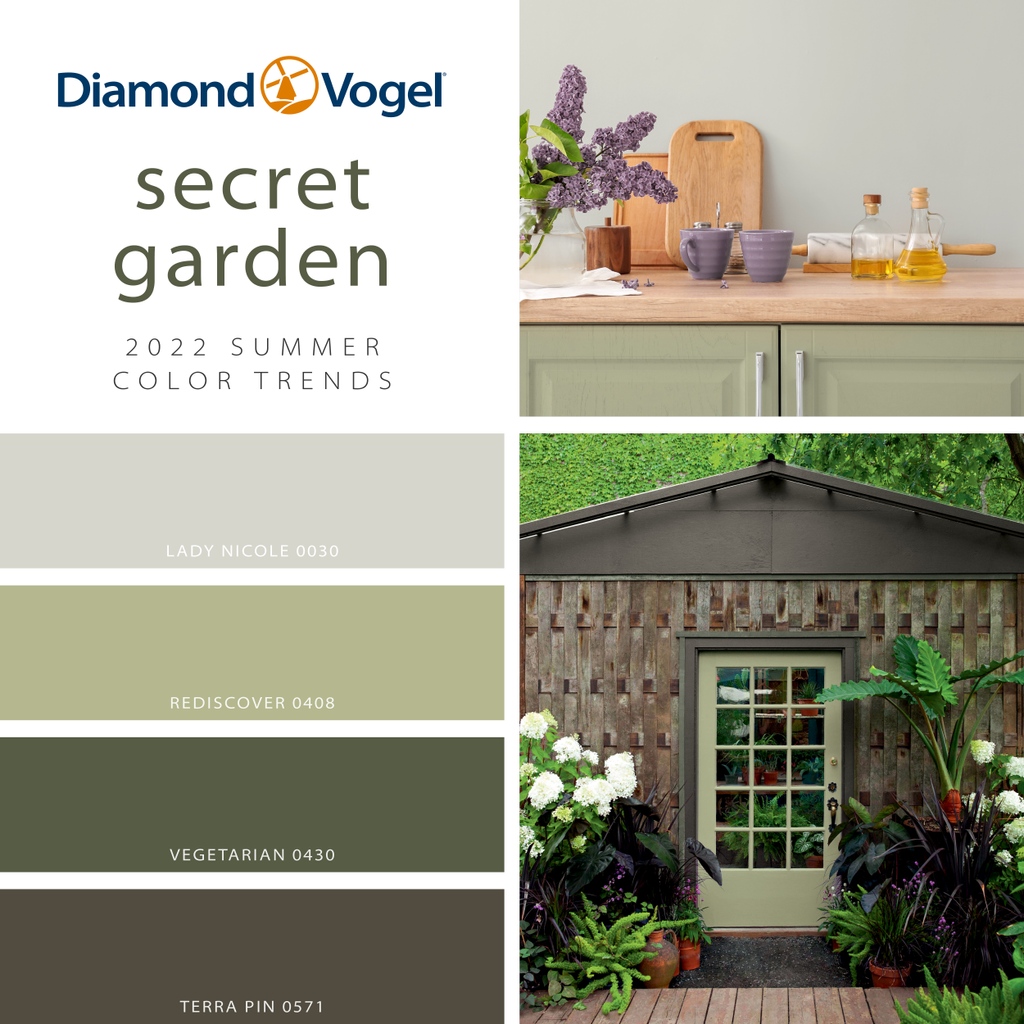 diamondvogel's tweet image. Trending Color Palette: Secret Garden

Use these balancing hues to blend with natural materials and lush vegetation for a picture-perfect space. l8r.it/lPgi

#interiordesign #interior #decor #homedesign #house #homesweethome #dreamhome #interiordecor
#paint #palette