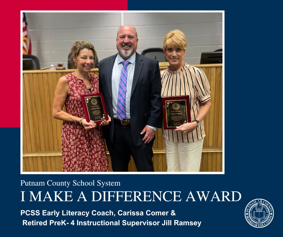 Having a vision and passion for early literacy in the PCSS, Mrs. Comer &amp; Mrs. Ramsey are the thought leaders &amp; literacy rockstars for the PCSS, &amp;  recognized throughout the state of Tennessee for their expertise &amp; energy. #makeadifference

Congratulations! 

#PCSS  #PutnamProud