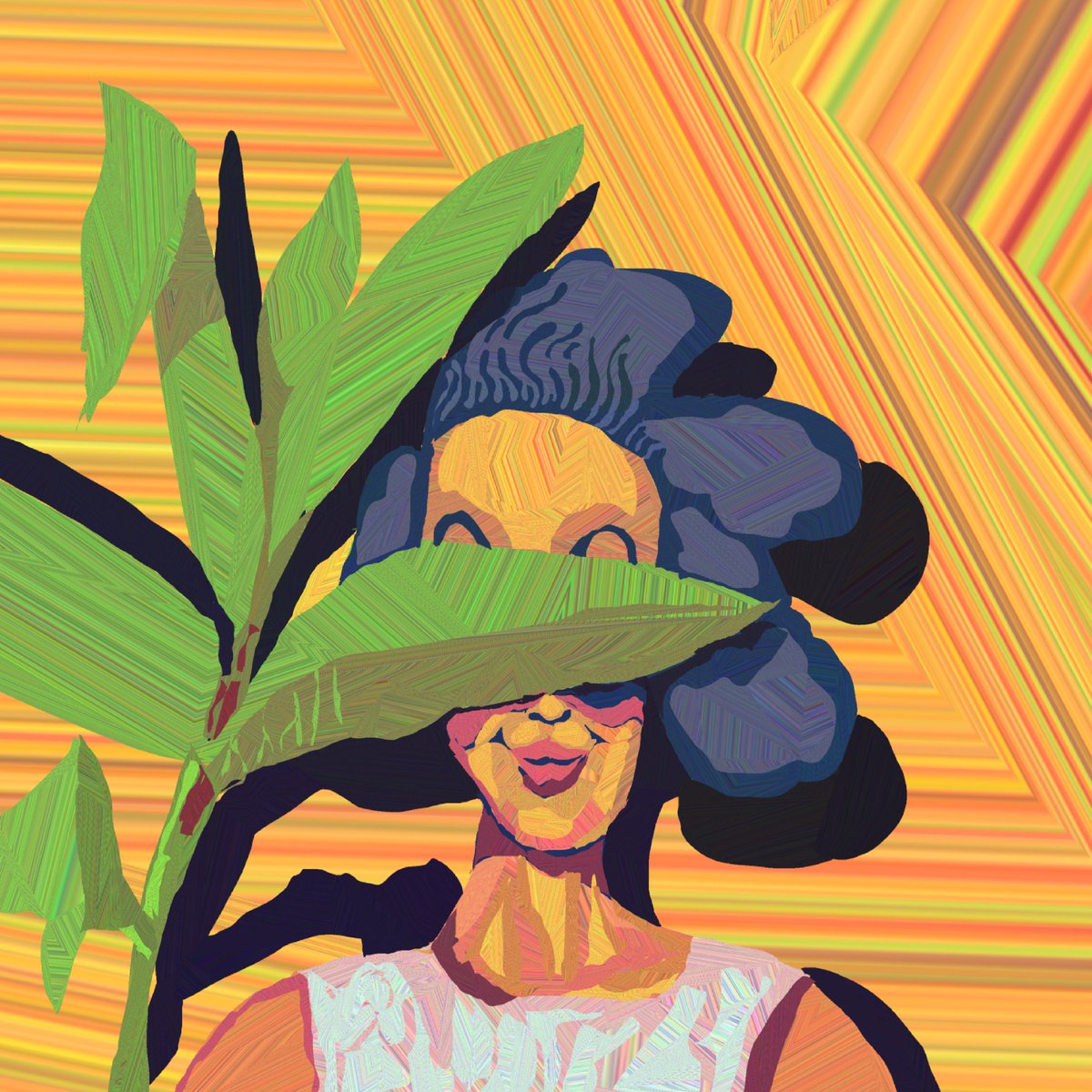 stiegretlin's tweet photo. behind a ficus https://t.co/xmtKu9zwFg