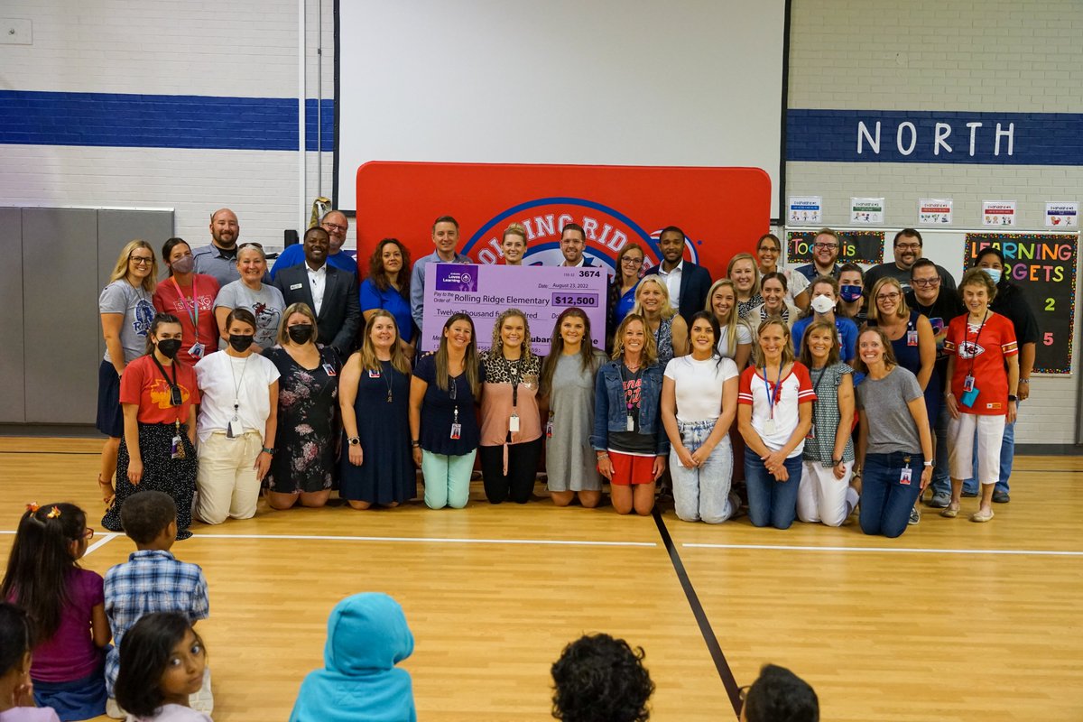 Cheers erupted at <a href="/RocketsRR/">Rolling Ridge Elementary</a> when Subaru of Olathe surprised the school w/ a check for $12,500 at an assembly. The money will be divided among the classroom teachers, resulting in $500 for each teacher to spend at specific school supply vendors.
Read more: bit.ly/3wRpS7n