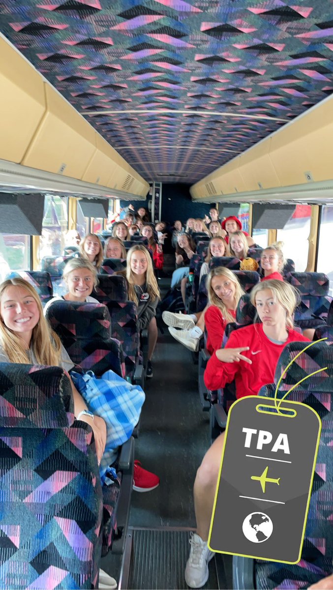 The update everyone has been waiting for… WE MADE IT TO TAMPA 😎

We kick off tonight vs. St. Leo @ 7pm EST