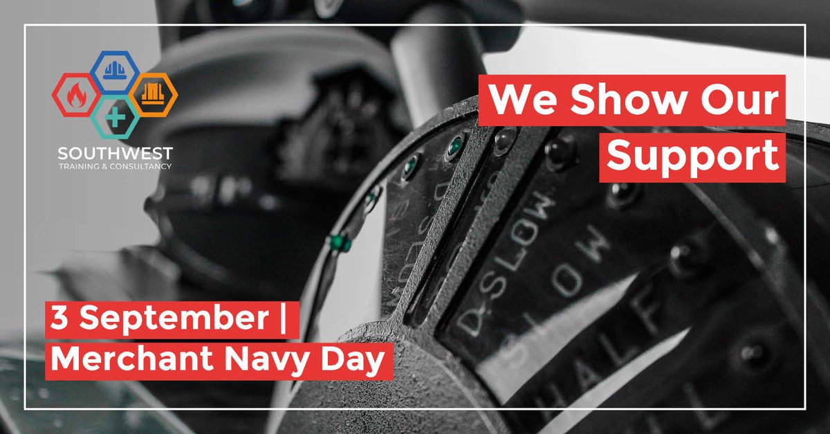We show our #support for #MerchantNavyDay bit.ly/3CQUUAc #healthandsafety
#southwesthealthandsafetytraining  #safetytraining #merchantnavy #veterans #seafarer #healthandsafetytraining #healthandsafetyatwork #maritime #maritimetraining #maritimesafety #RedEnsign #veteran