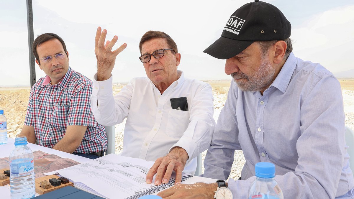 coafkids's tweet photo. SMART is coming to Armavir! Today COAF's Founder Garo Armen &amp; Alberto Campo Baeza, the Spanish Architect who will design our #SMART Campus in #Armavir, and COAF's top management visited the site where our 2nd SMART Campus will be built.
Wait for more updates! https://t.co/dBVVsHKbdR
