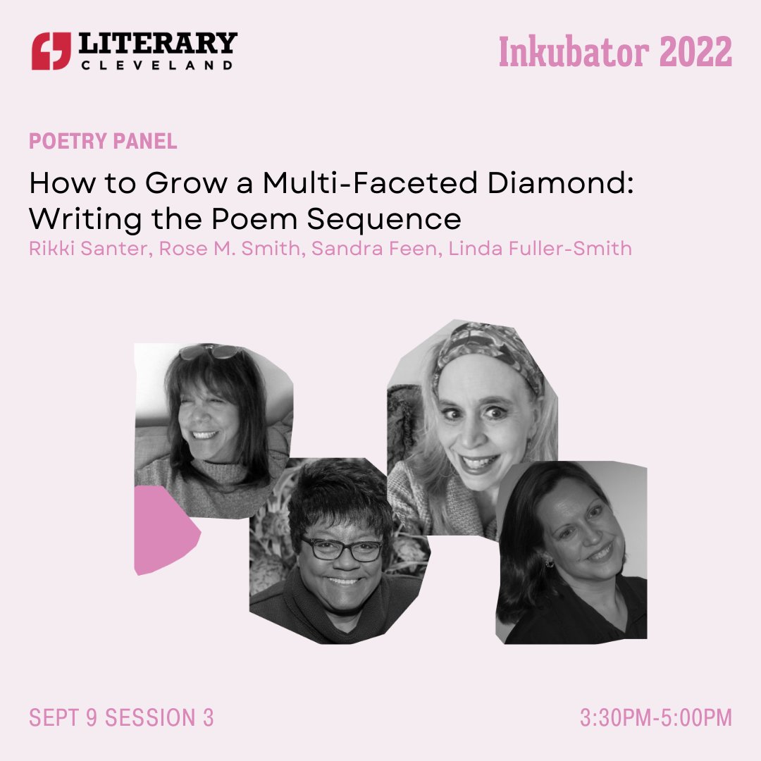 litcleveland's tweet photo. Free poetry sessions on Friday, September 9 feature @DianeLKendig, Raja Belle Freeman, @JeremyJusek, Laurie Kincer, Robert Miltner, @mollyfulleryeah, Rikki Santer, Rose M. Smith, @PoetryVibing, &amp; Linda Fuller-Smith.

#CleInk22 #ClevelandBookWeek
https://t.co/eynJJAqGPs https://t.co/BOEFZs64Gy