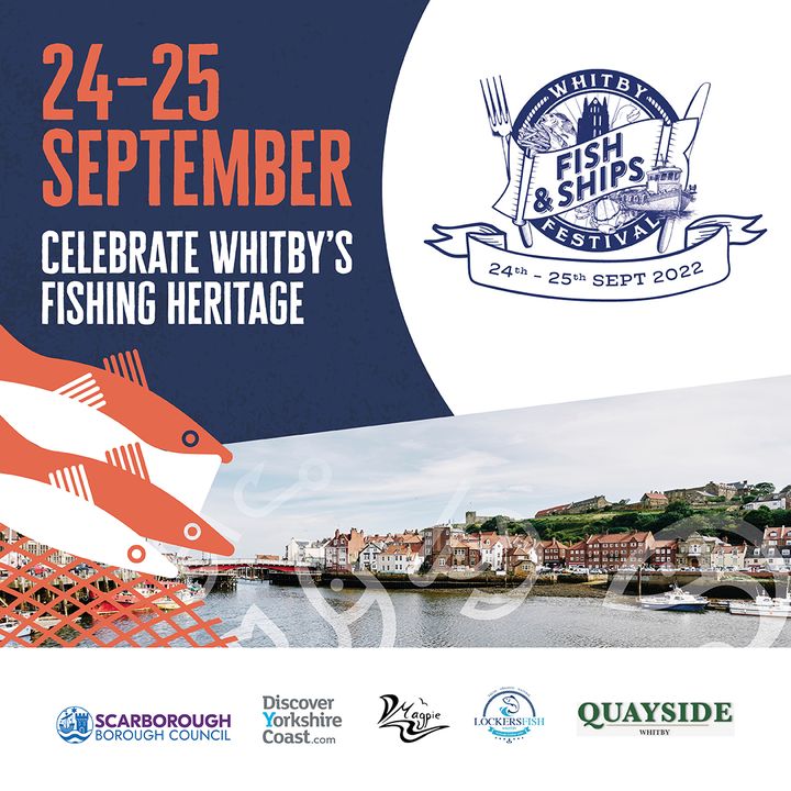 🙌 Save the date
📅 September 24-25
📍 Fish and Ships

Take a look at our virtual festival from 2021 and see what you can look forward to in 2022 on our YouTube Channel youtu.be/JyJDaXVI89g ⚓🎏

#whitbyfishandshipsfestival #whitby #festival #fishing  #discoveryorkshirecoast