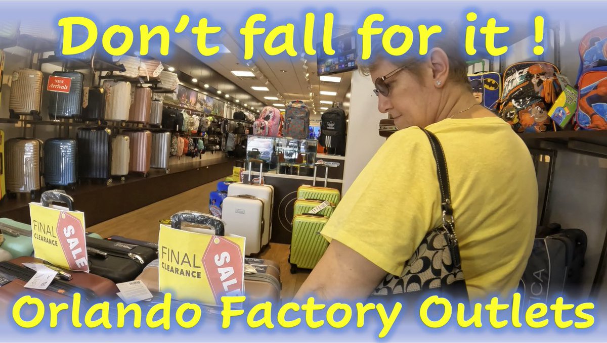 ThemeParkBazza's tweet photo. Don't fall for it ! Come Shop with us Orlando Factory Outlets
https://t.co/zJqJoKuGw5

#rossdressforless #disneyoutlet #tjmaxx #millers #lbvoutlets #factoryoutlet #factoryoutletsale https://t.co/iaxQWEqXQK