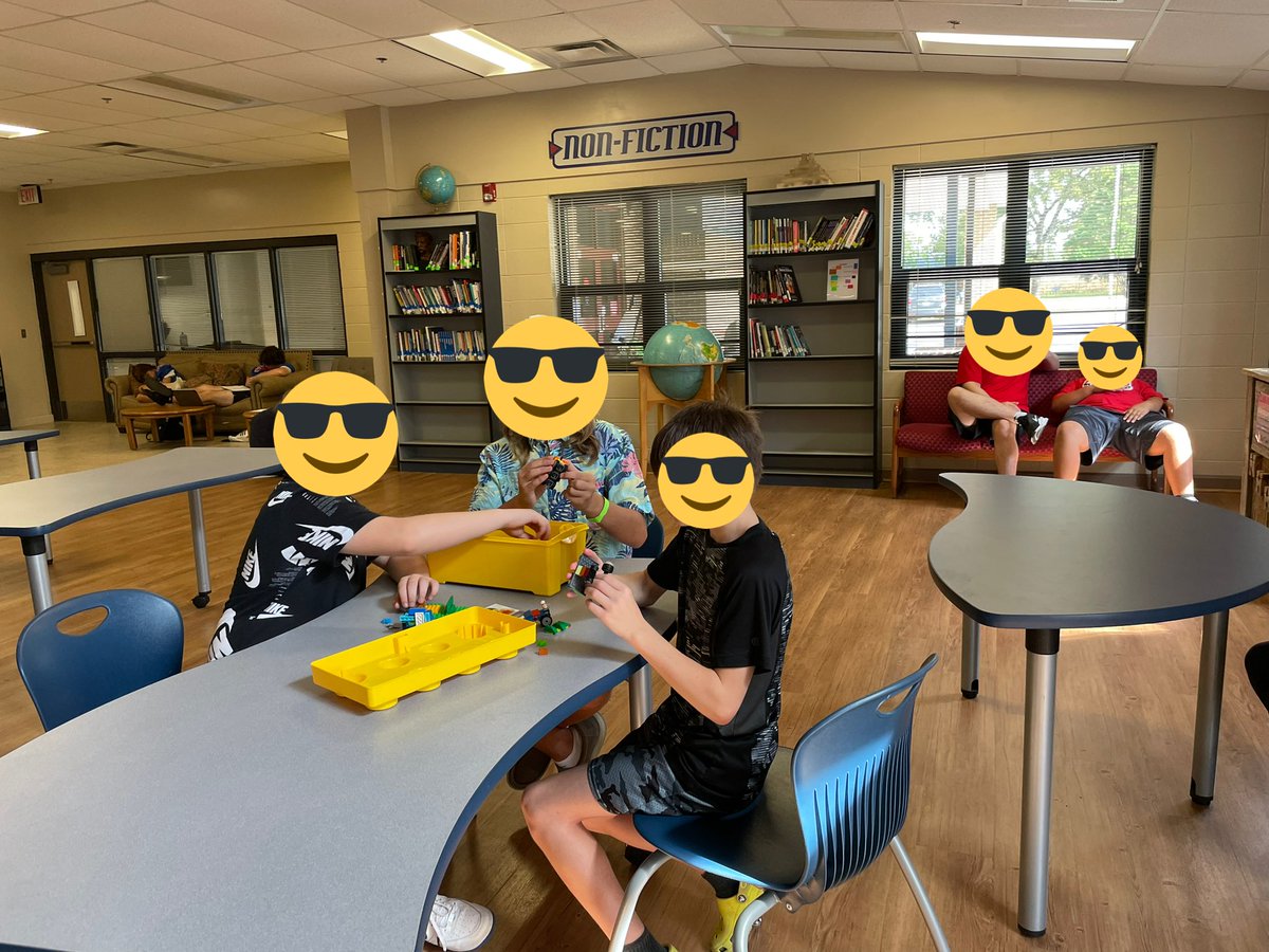 Fun Friday for my Second Block because their behavior has been EXCELLENT. Proud of them! Thanks to Mrs. Largen for the opportunity to use the library and her awesome activities!