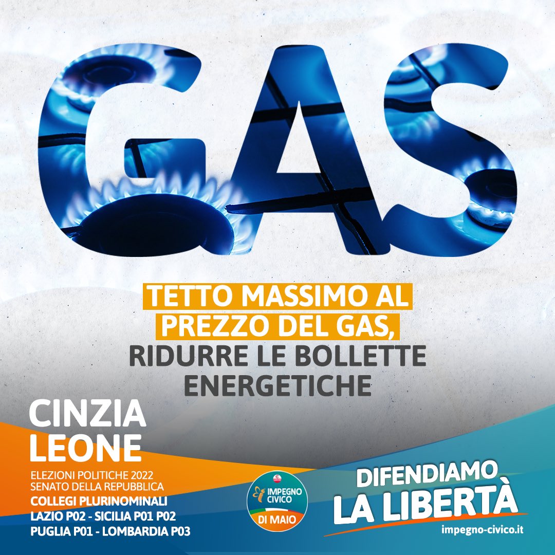 cinzialeonecl's tweet photo. IMPEGNO CIVICO è vicino alle  FAMIGLIE ED IMPRESE , per questo chiediamo un decreto urgente con 80% bollette pagato dallo Stato .

@impegno_civicoit  #impegnocivico #gas #ridurrelebollette #difendiamolalibertà https://t.co/ehV66bkW9C