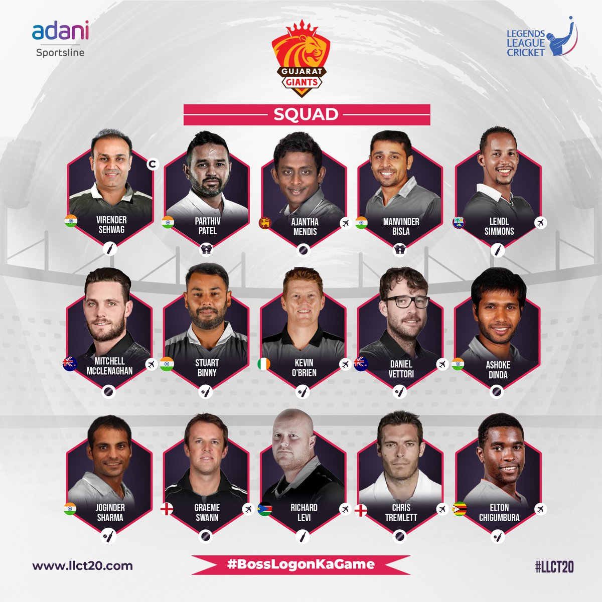 Legends League Cricket tweet media
