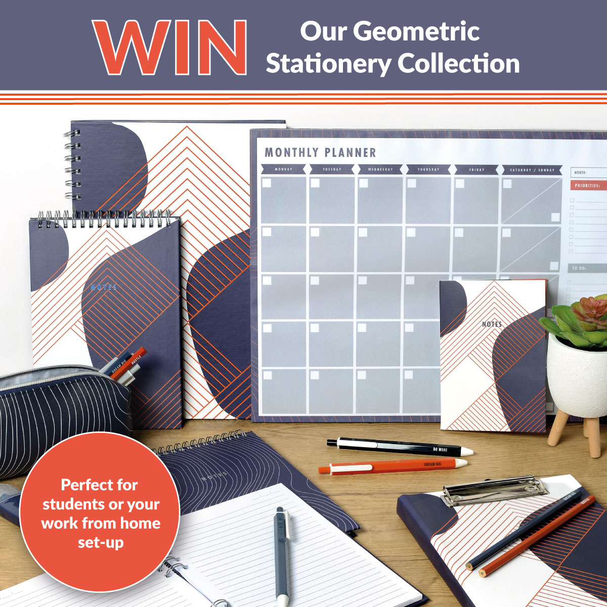 TheRangeUK's tweet photo. ✨ #GIVEAWAY TIME ✨

➡️ Enter now to #WIN this Geometric Stationery Collection:

1. Like this
2. Retweet 
3. Follow us

https://t.co/MLYBWbZmBY

Good Luck! 🤞 Winner chosen at random. Competition ends 09/09/2022. Competition open to UK and ROI residents. T&amp;Cs apply. https://t.co/WEmnuQ4kXT