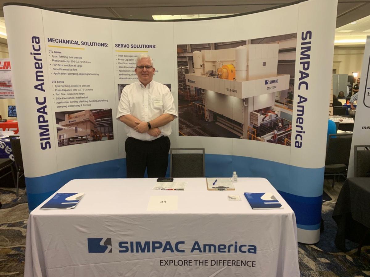 simpacamerica's tweet photo. Thank you, PMA.  It was a wonderful show and SIMPAC America was proud to participate as both an exhibitor and a sponsor of the PMA Tennessee Suppliers Night. Missed the event? 
Come see us in November at FABTECH Atlanta, Hall B, Booth# B6211. https://t.co/zVV6V75MzV