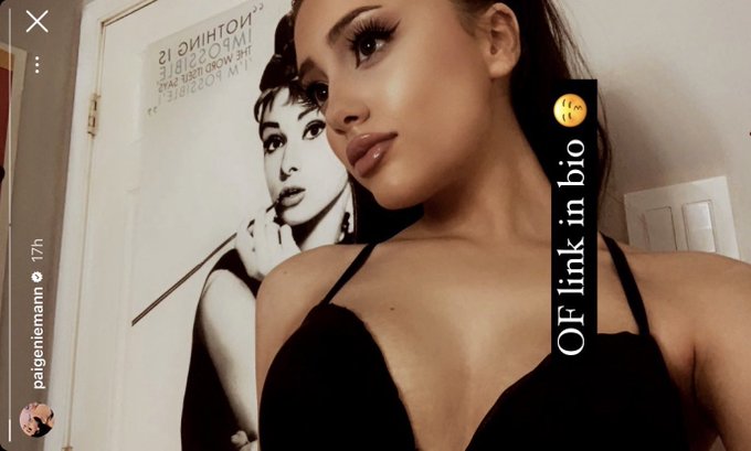 Ariana Grande Sexy Porn - Paige Neimann: Ariana Grande Cosplayer Launches 'Creepy' OnlyFans