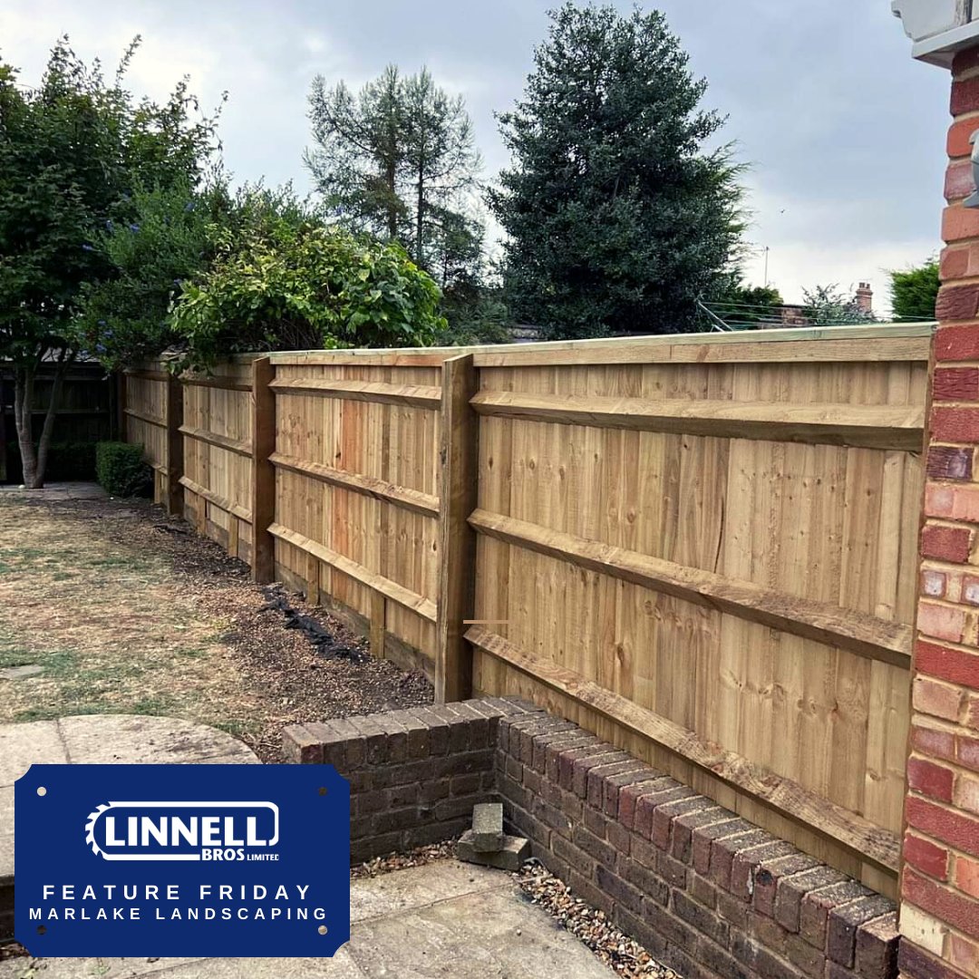 Today's #featurefriday is from Marlake Landscaping for this 5ft feather edge fence, built using #linnellstimber.Head over to our Instagram stories to see their reel of it being constructed. 
instagram.com/linnellbros
#Gardendesign #fencing #landscaping #Northants #Northamptonshire