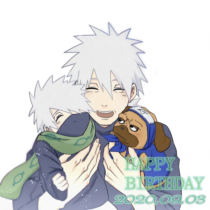 #はたけサクモ生誕祭2022サクモさんお誕生日おめでとうございます～!!絵は再掲ですが・・・貴方を今年も祝えて最高です!! 