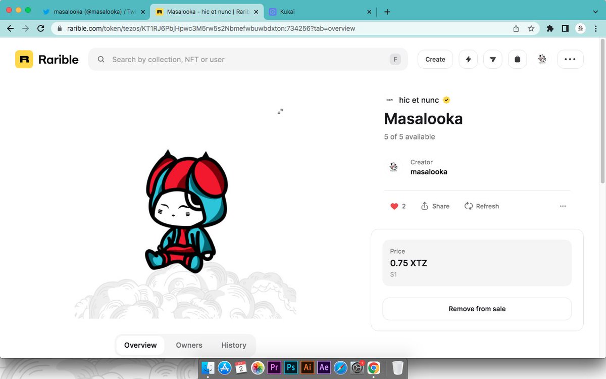masalooka's tweet photo. Nah ini pose karakter baru yang bisa dibeli melalui 
@rarible
@masalooka
.
Masalooka
.
https://t.co/u09gmkGyLp
.
5/5 eds
0,75 xtz
#nfts #rarible #RaribleNFT #xtz #NFTProject #NFTCollection #XTZ #masalooka #xtz #NFTCommunity #tezos #tezosart #CleanNFT #NFTs  #tezoscollectors https://t.co/LVd6HMVNdn
