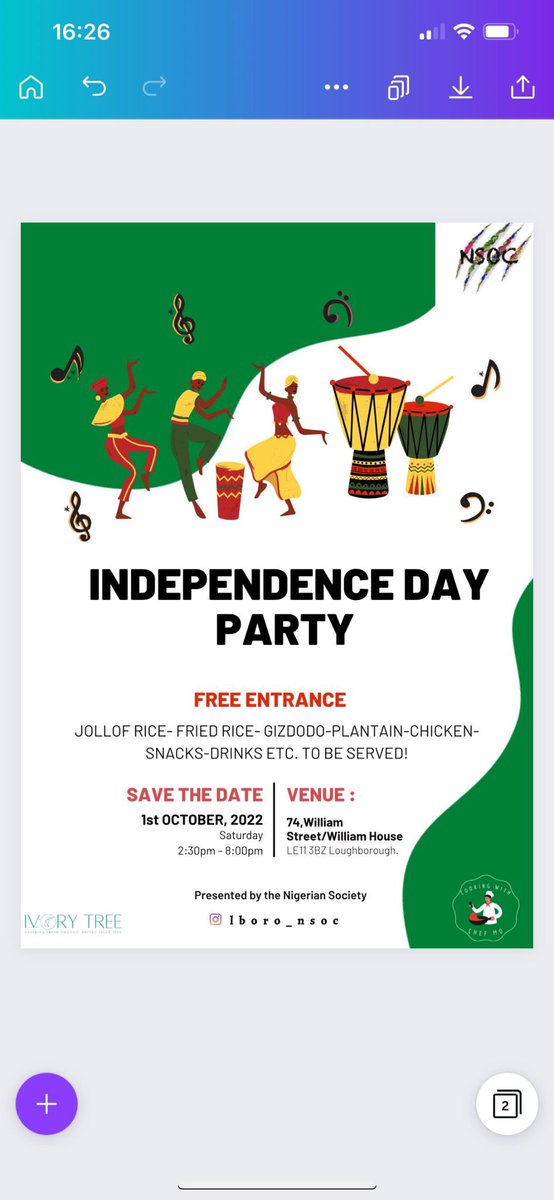 Lboro Nigerian Soc tweet media