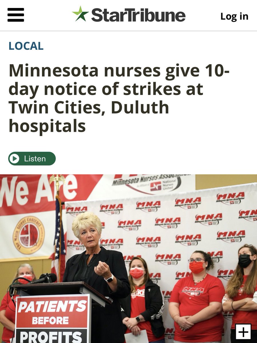 ninaturner's tweet photo. Healthcare workers are taking #HotLaborSummer and turning it into #Strikevember! https://t.co/4zHsMvasQM