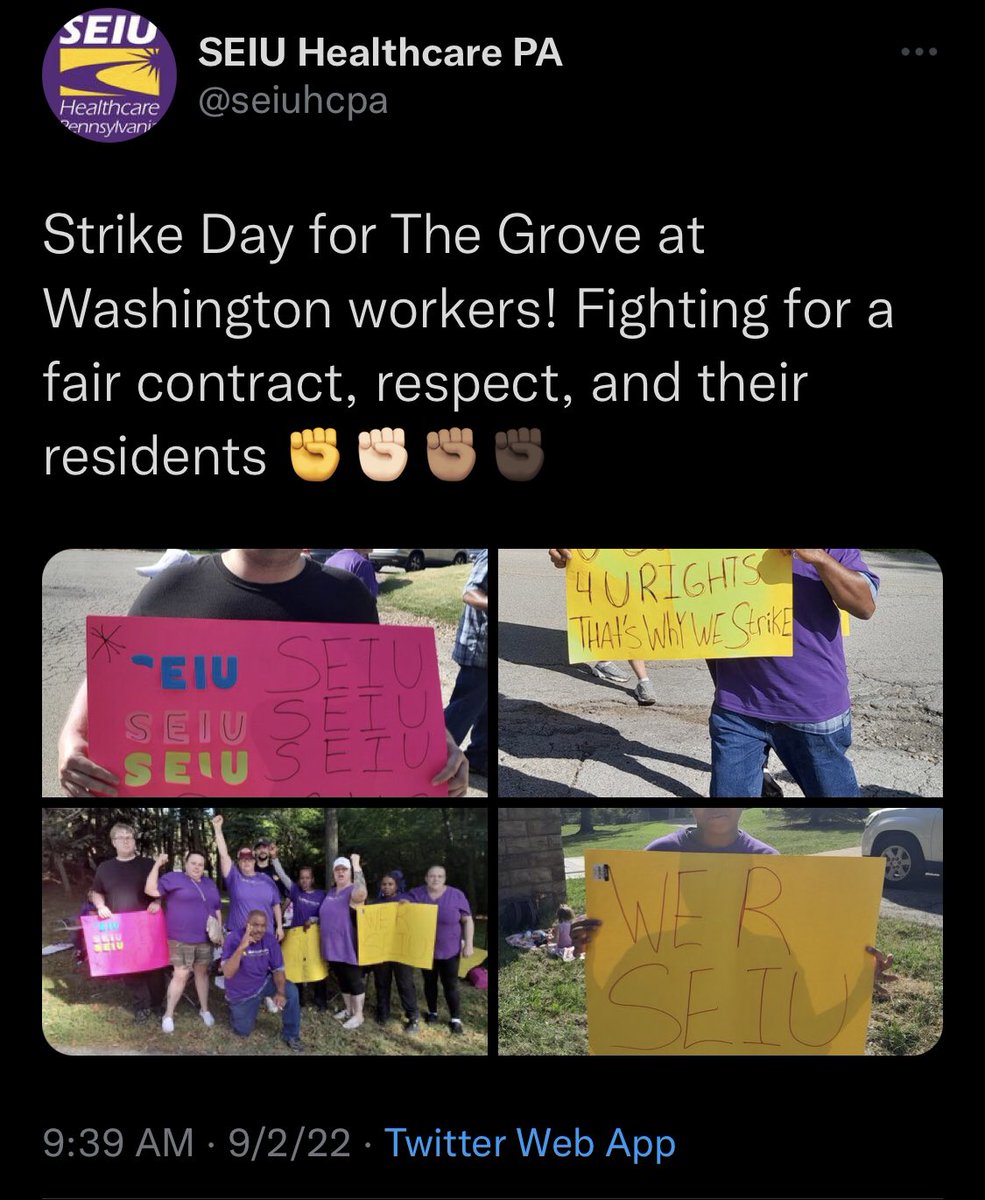 ninaturner's tweet photo. Healthcare workers are taking #HotLaborSummer and turning it into #Strikevember! https://t.co/4zHsMvasQM