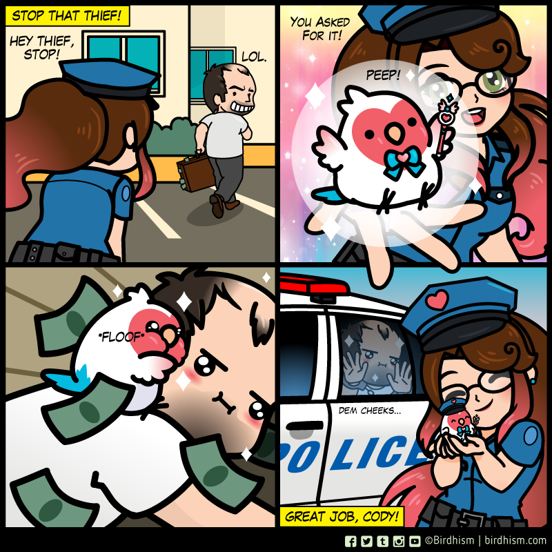 I'm going to start back my little comic this month and start introducing the other characters.