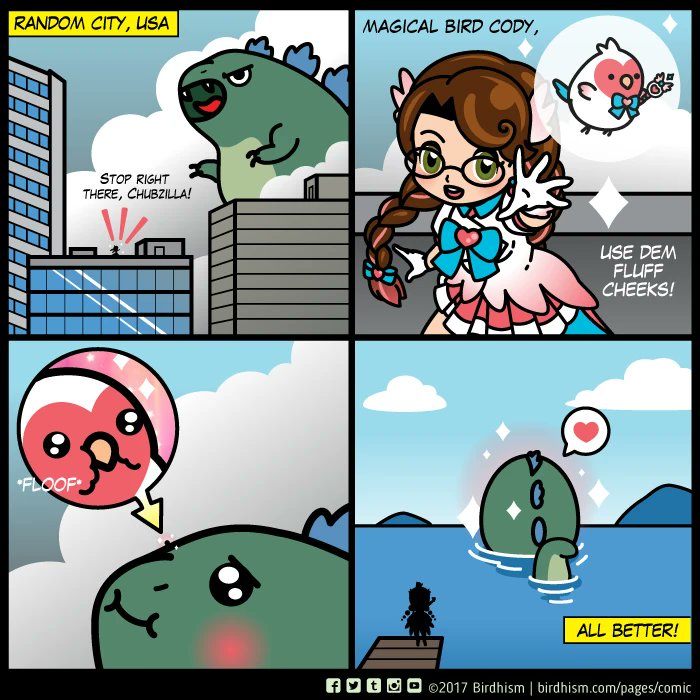 I'm going to start back my little comic this month and start introducing the other characters.