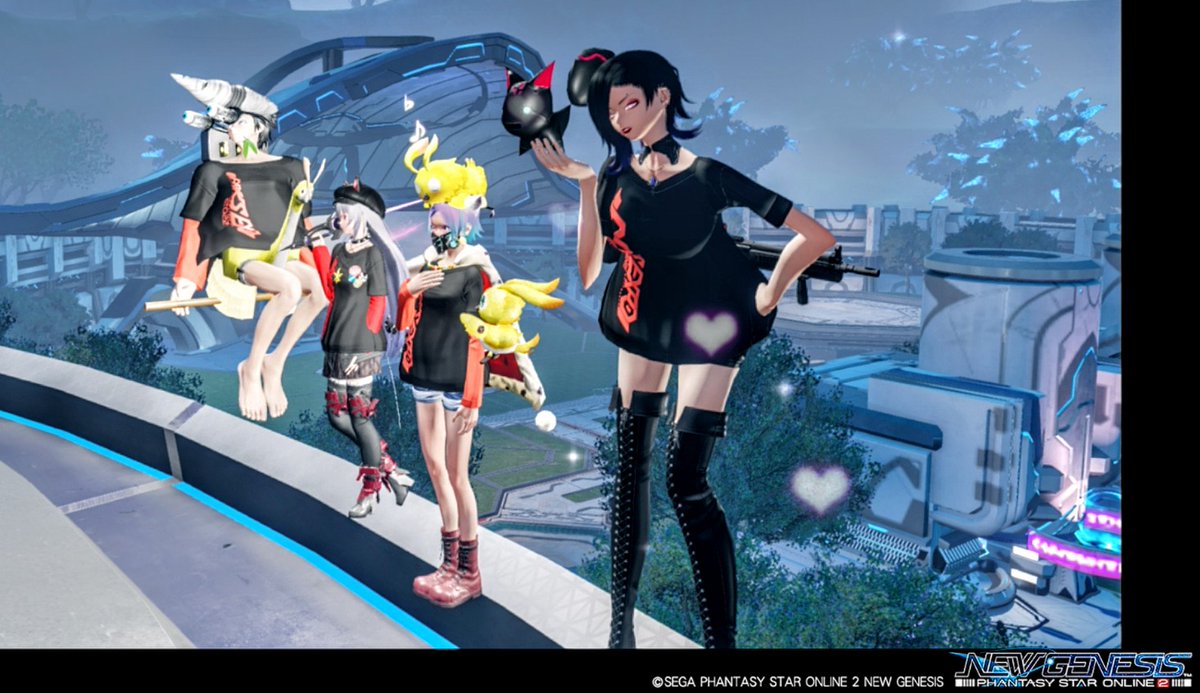 happy_pso2's tweet photo. 久しぶりフレンドとやりました！
＃PSO2NGS
#PSO2NG_SS https://t.co/P4q9HTGtdV