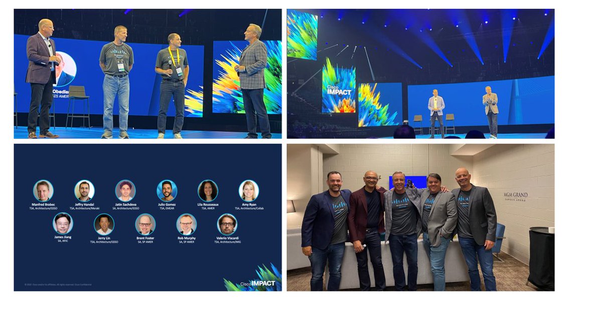 tvcarnes's tweet image. #CiscoSE kicking off FY23 at #CiscoImpact with promotions of our top technical talent and other special guests!