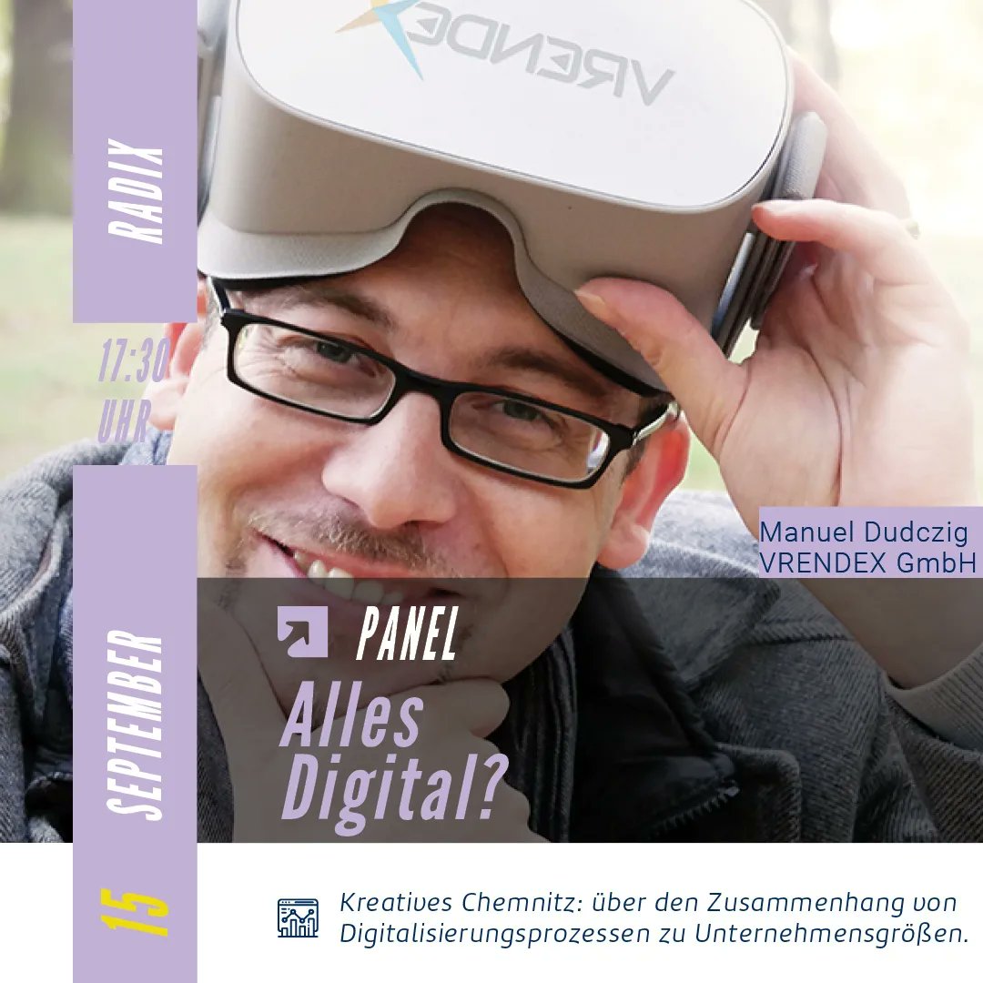 digisummit_eu's tweet photo. PANEL PREVIEW • „Alles Digital? Über den Zusammenhang von Digitalisierungsprozessen zu Unternehmensgrößen. “

Interessiert? Dann findet ihr das Panel am zweiten Konferenztag um 17:30 Uhr im Raum Radix!

#digisummit #kreativeschemnitz https://t.co/WZaRCCqzXf
