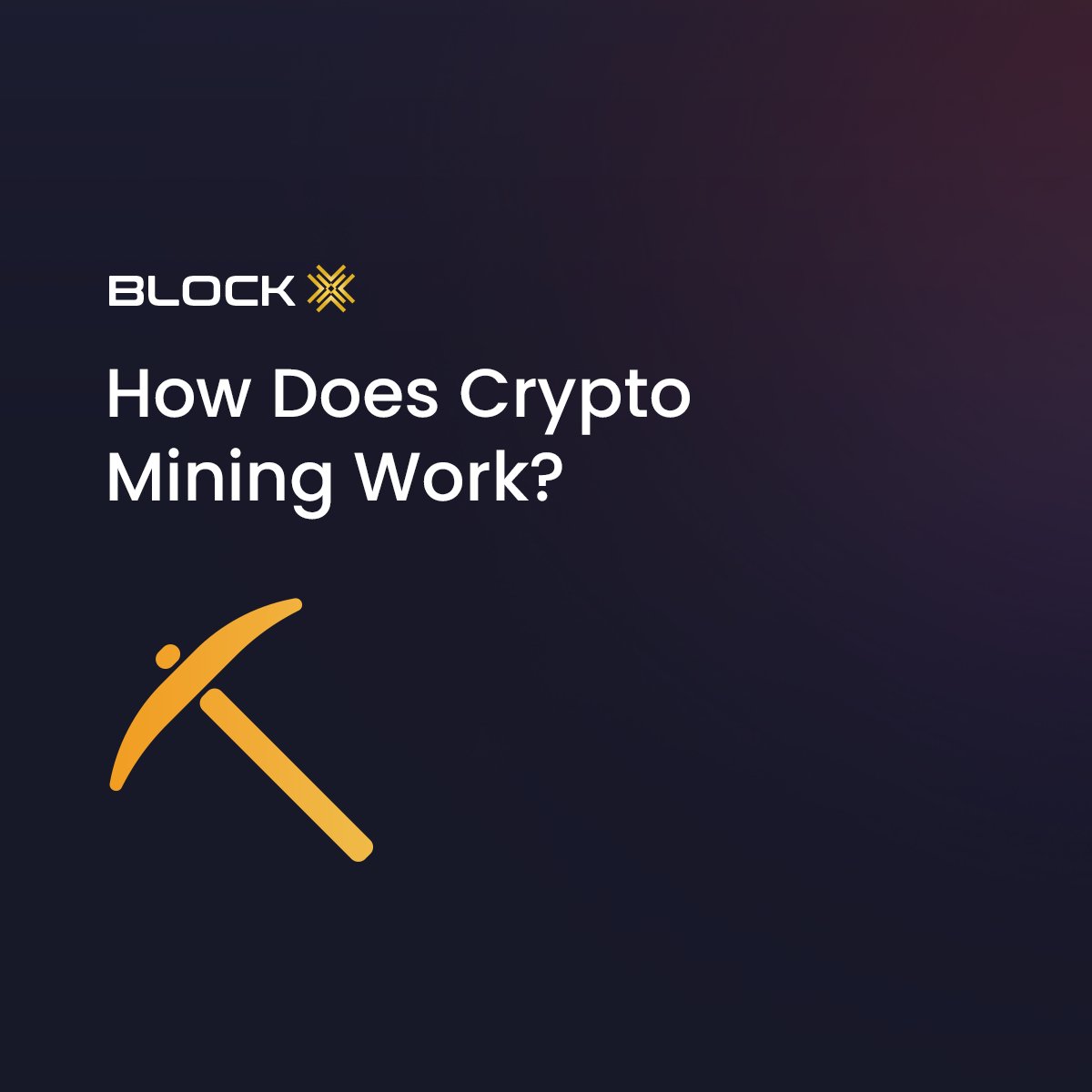 MyBLKXOfficial's tweet photo. How does crypto mining work?

PS...did you know you can mine your own BLKX tokens?

DM for more info. https://t.co/VyduQO7YiE