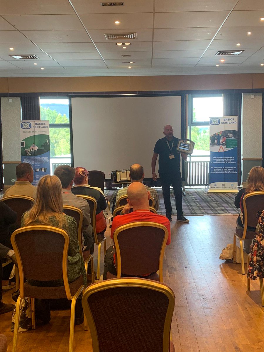 OrtusTechUK's tweet photo. The team have had a great first day supporting @BASICSScotland at #BSAC22 🏴🚑
Providing #corpuls3 workshops and demonstrating our range of @CorpulsWorld defibrillator/monitors, automatic CPR, Simulation and #Weinmann ventilators.
#prehospitalcare #EMS https://t.co/f57LyNZ04D