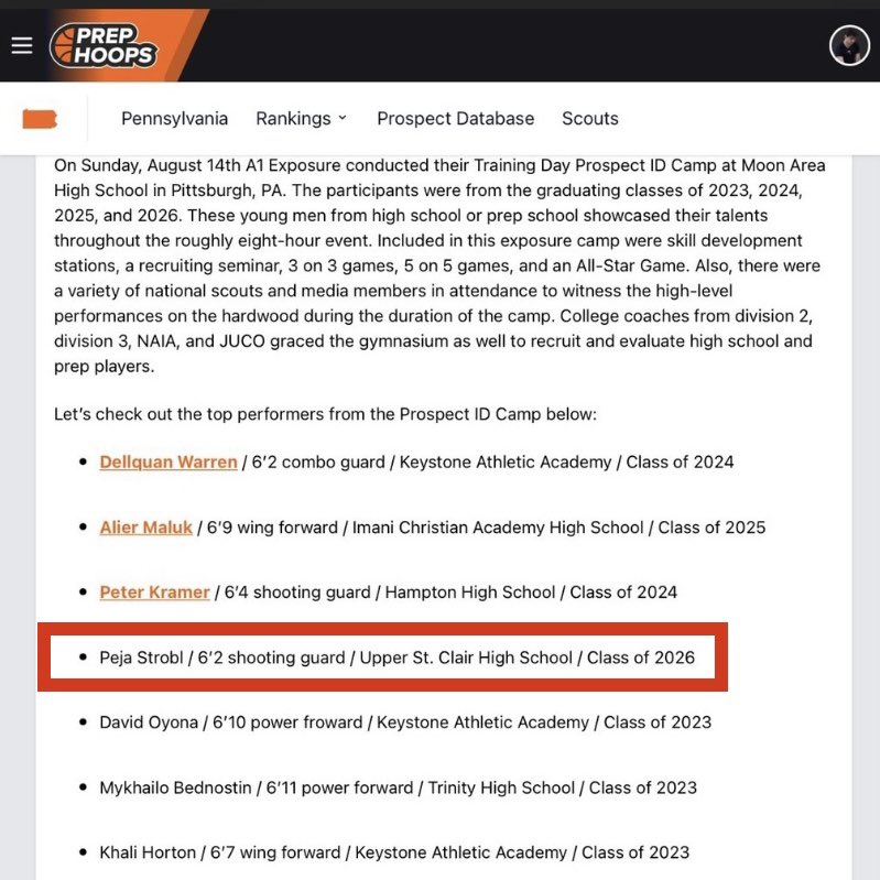 Yeah son!… KEEP WORKING and remember these words: 📝 

“Stay in the gym, be a great teammate, study, hit the weights, stretch, stay humble and remain focused.” ❤️