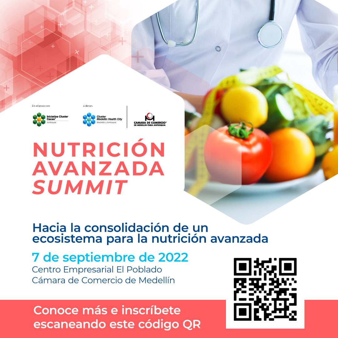 BIOINTROPIC's tweet photo. La dir. de #Biointropic @ClaudiaMBetancu interviene en #NutriciónAvanzadaSummit 2022 que tendrá lugar en Medellín el 7 de septiembre. Claudia hablará de aceleración de negocios en #bioingredientes y #nutrición, a las 3.10 p.m. Regístrate en: https://t.co/TOqWJ3qK87 https://t.co/8qvWCQrIdu