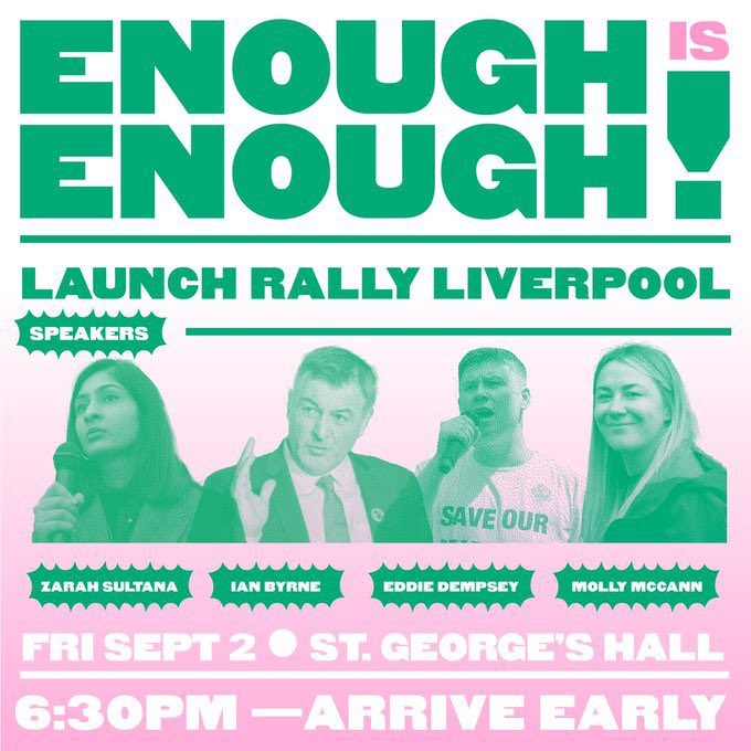 Looking forward to showing some solidarity with comrades tonight. My first political rally in my 40 years. #EnoughIsEnough <a href="/eiecampaign/">Enough is Enough</a>