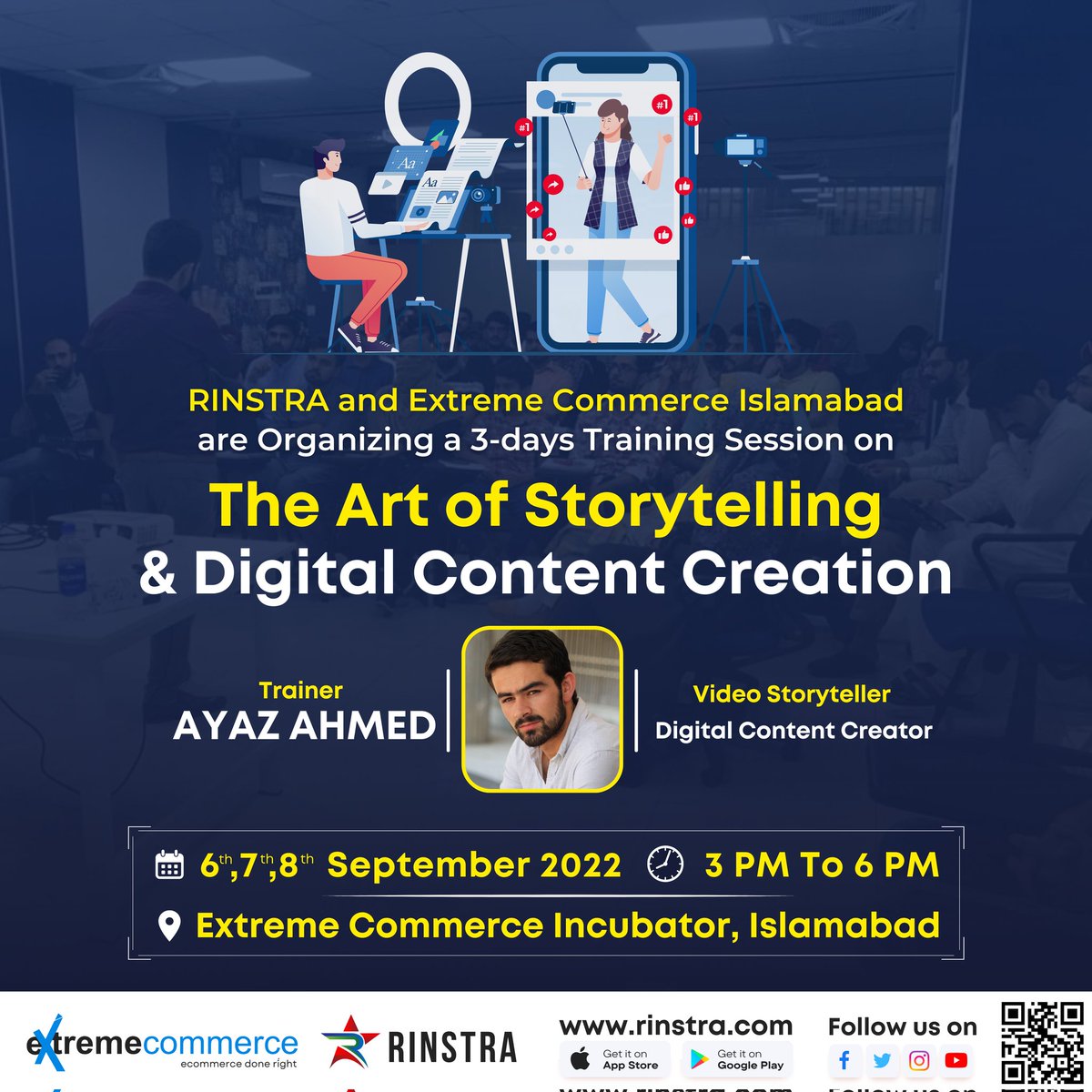 iRINSTRA's tweet photo. https://t.co/JiOyf9ryWD in collaboration with @ExtremeCommerce are organizing a 3 Day Training Session 
Apply Now: https://t.co/vZw6oUosbj https://t.co/yFgCZjegzk