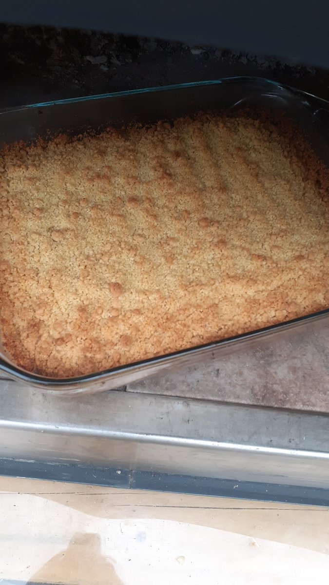 Michaeldowlin14's tweet photo. Windfall apples why not. Apple crumble @pizzasforall #woodfiredcooking #igneus https://t.co/ROLQrGRg3S