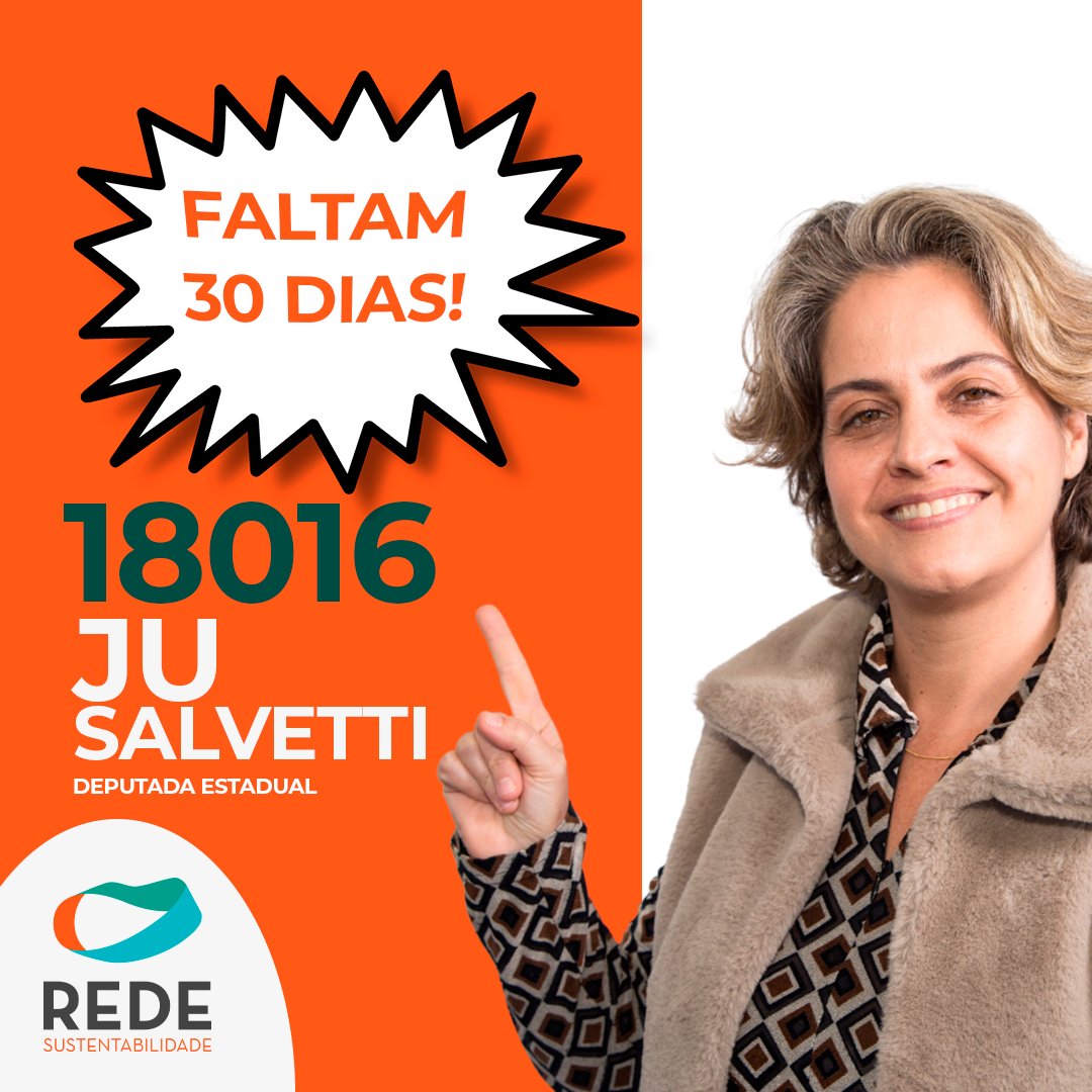 jsalvetti's tweet photo. 🟢 Faltam 30 dias para voto consciente. É no legislativo honesto que fiscaliza o poder executivo para impedir e denunciar a corrupção.
🟢 Dia 02/10 vote para Deputada Estadual Ju Salvetti 1️⃣8️⃣0️⃣1️⃣6️⃣
🌱🥑🟢💚
#Eleições2022 #votecomorgulho #redesustentabilidade #movimentorede18 https://t.co/StFUvljZha