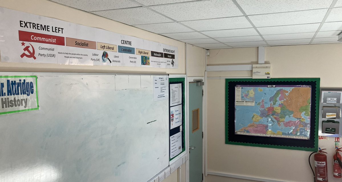 New school (@TCAPoole) but two things will always be at the front in my History classroom:
#MapofEurope
#PoliticalSpectrum
Best of luck to everyone, 2022-23.
#History
#HistoryTeacher