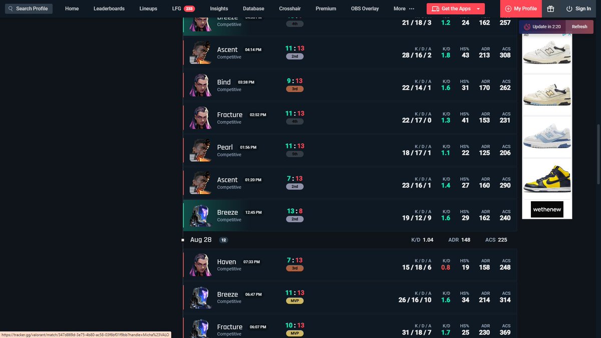 Mich4Off's tweet image. je fais que de perdre comme ça