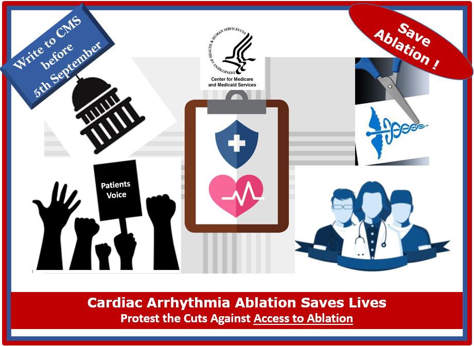 Write to CMS now - this is the final chance to voice ur opposition to ablation cuts @BrettGidney <a href="/sgreenbergmd/">Scott J. Greenberg, MD, FHRS</a> <a href="/AdvocatesEp/">EP Advocates</a> <a href="/drrakeshg1/">Rakesh Gopinath</a> <a href="/TJaredBunch/">Thomas Jared Bunch</a> <a href="/natale_md/">Andrea Natale MD</a> <a href="/RhythmHelp/">John Garner, MD</a> hrsonline.org/CMS23 <a href="/LuigiDiBiaseMD/">Luigi Di Biase</a> <a href="/netta_doc/">JK Han MD</a> <a href="/FaisalMMerchant/">Faisal Merchant</a> <a href="/rajeshkabramd/">Rajesh Kabra</a>