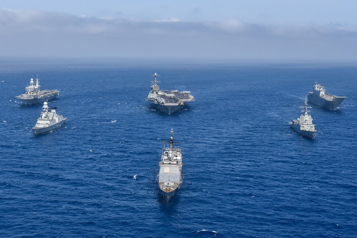 STRIKFORNATO's tweet photo. #STRIKFORNATO’s mission is to provide SACEUR flexible response options for executing joint maritime operations involving the command and control of multiple strike groups.

Read more about STRIKFORNATO’s role during #NeptuneShield Vigilance Activity 👉 https://t.co/lSPcVSC9Zm https://t.co/i6yTlegcJ2
