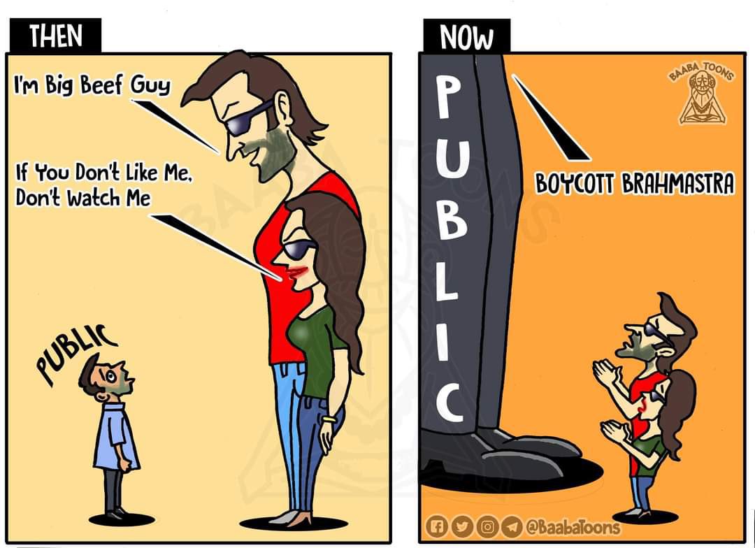 SinghNitn's tweet photo. Karma hit back.

#BoycottBramhastra 
#BoycottbollywoodCompletely https://t.co/u3hd9I4Q0k