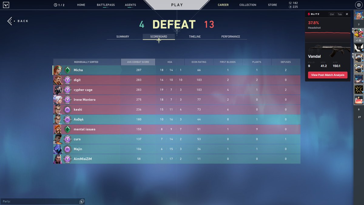 Mich4Off's tweet image. le lobby svp  @VALORANTfr :(