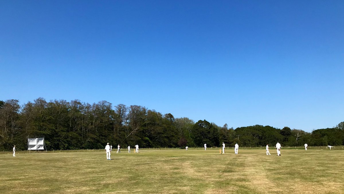 Having played <a href="/pylewellcricket/">pylewellcricketclub</a> last year at their super ground in the New Forest, on Sunday we welcome them to our idyllic ground at Brockwood. @RogerMGwriter <a href="/parksidebakers/">Trevor Baker</a>