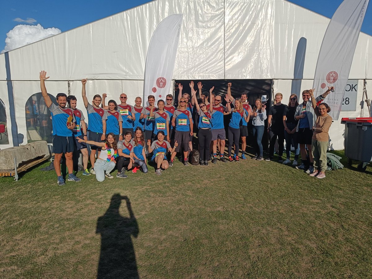 SigmaJuly's tweet photo. It's running time! BRIC ready to race the DHL @UCPH_BRIC @UCPH_Research https://t.co/8XDKaes1CC